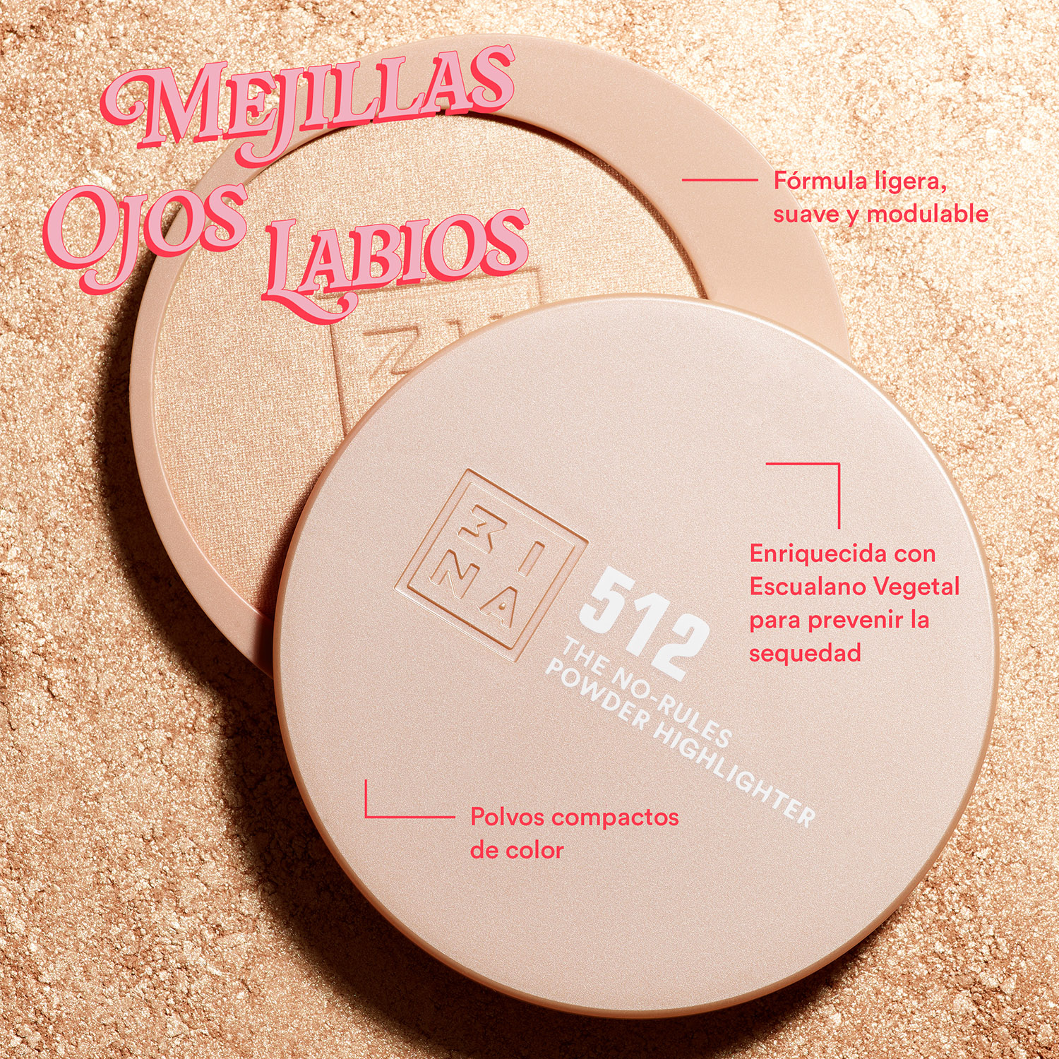 THE NO-RULES POWDER HIGHLIGHTER (POLVO ILUMINADOR PARA ROSTRO)